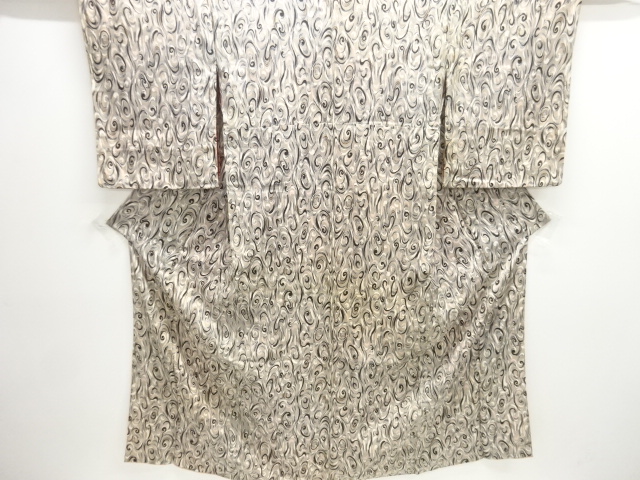 大正ロマン　渦巻模様着物